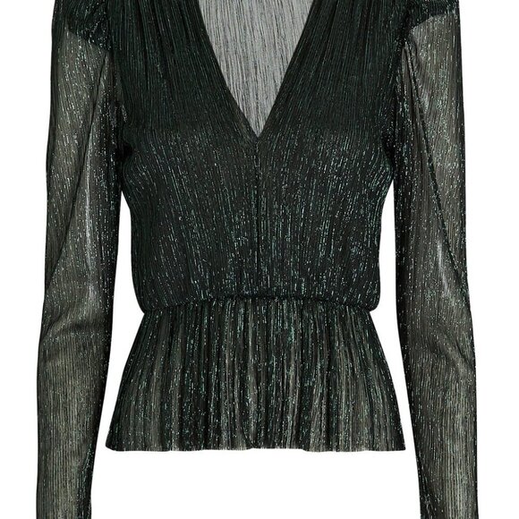 NWT Sabina Musayev Plissé Blouse - Picture 5 of 6